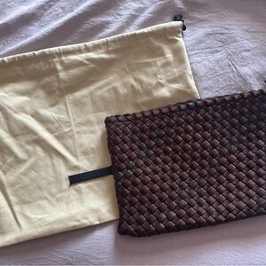 Naghedi Dark Brown Leather Bag